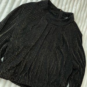 Sparkly gold and black two piece set